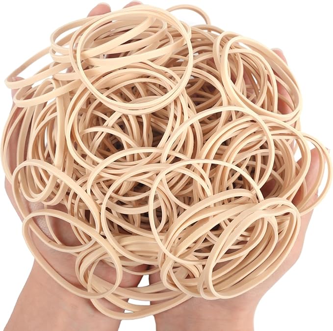 3-1/2" x 1/8'' - Size #33 - Rubber Band Depot - Everyday Rubber Bands, Business Bands - Approximately 820 Per Bag - 1 Pound Bag