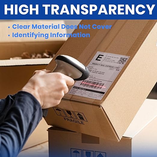 ADHES 48 Rolls Packing Tape with Dispenser Gun, 2.6 Mil Heavy Duty Packaging Tap for Shipping, Moving and Storing, 1.88 Inch x 55Yards, Super Clear