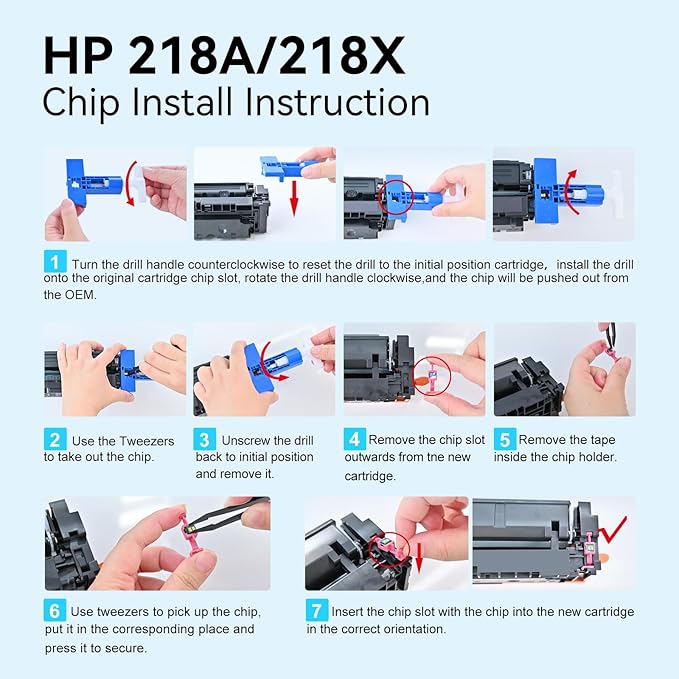 218A Toner Cartridges 4 Pack Compatible Replacement for HP 218A 218X Toner Cartridges for Color Laserjet Pro MFP 3301fdw 3301cdw 3201dw 3301sdw Printer W2180A W2180X High Yield (No Chip)(BCMY,4 Pack)