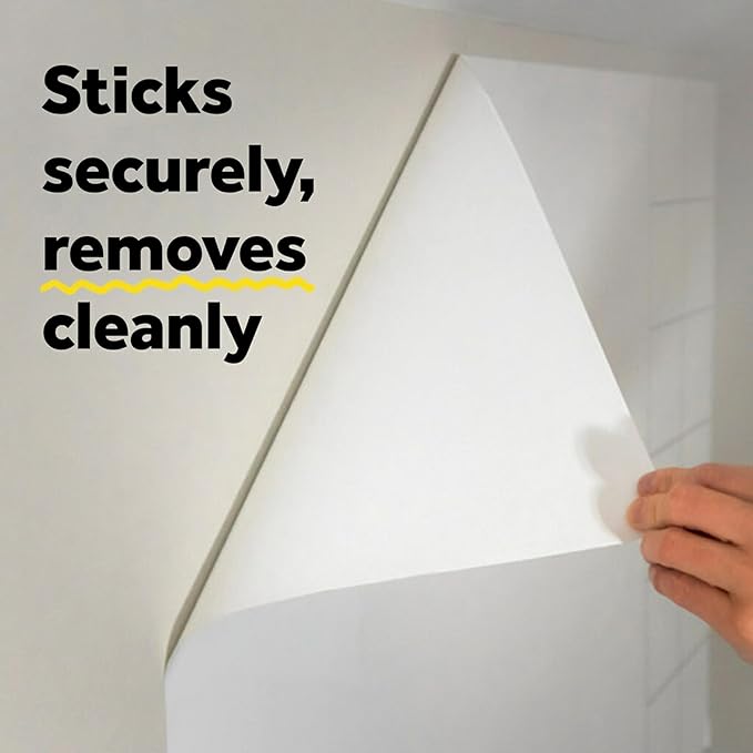 Post-it Dry Erase Sheets, 7 in x 11.3 in, Sticks Securely and Removes Cleanly (DEFSHEETS-3PK) (Pack of 8, 24 Count)