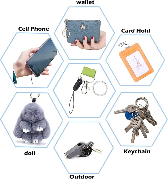 Yiflin Cute Neck Lanyard for Keys,Keychain,Wallet,ID Card Holder,with Quick Release Buckle