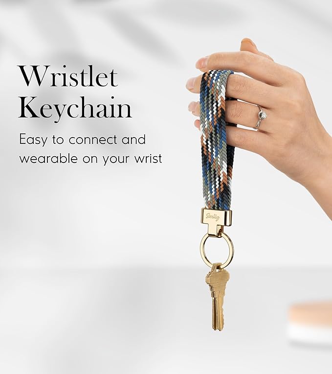 SENLLY Wristlet Lanyard, Stretchy Keychain Holder, Original Elastic Anti-Drop Design Keyring