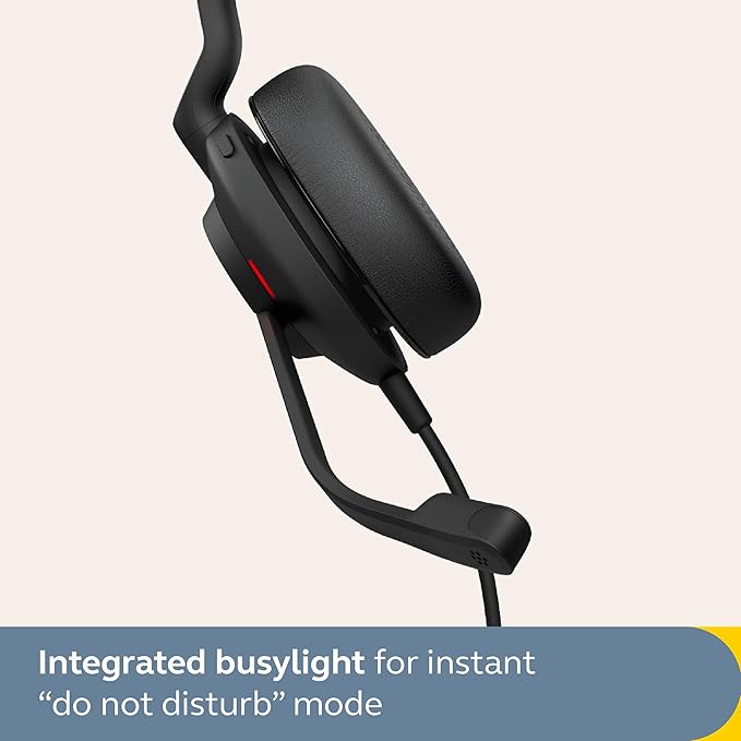 Jabra Evolve2 30 SE Wired Mono Noise-Cancelling Headset - Features 2-Microphone Call Technology and USB-A Cable - MS Teams Certified, Works with All Other Platforms - Black