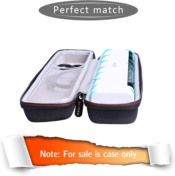LTGEM Hard Case for Brother DS-640 / DS-740D / DS-940DW / DS-720D & Itari & HP Small USB & Canon imageFORMULA P-208II Document Scanner - Protective Carrying Storage Bag