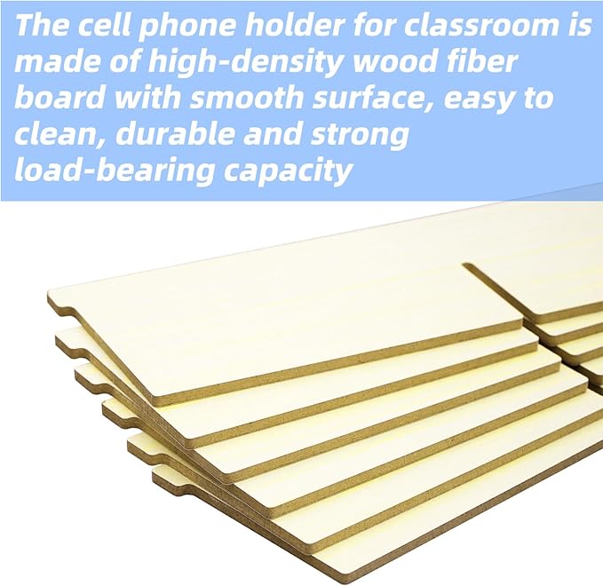 HengTianMei 24 Grid Cell Phone Organizes Storage Box for Office School Classroom