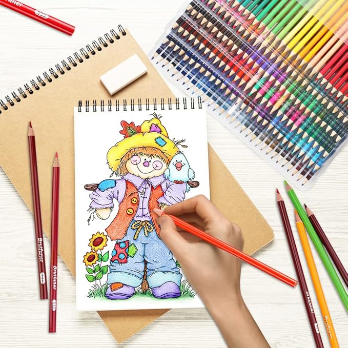 LBW Colored Pencils Oil Pencils Soft Core Color Pencil Set Ideal for Adult Coloring Books Kids Artists Beginners (180)