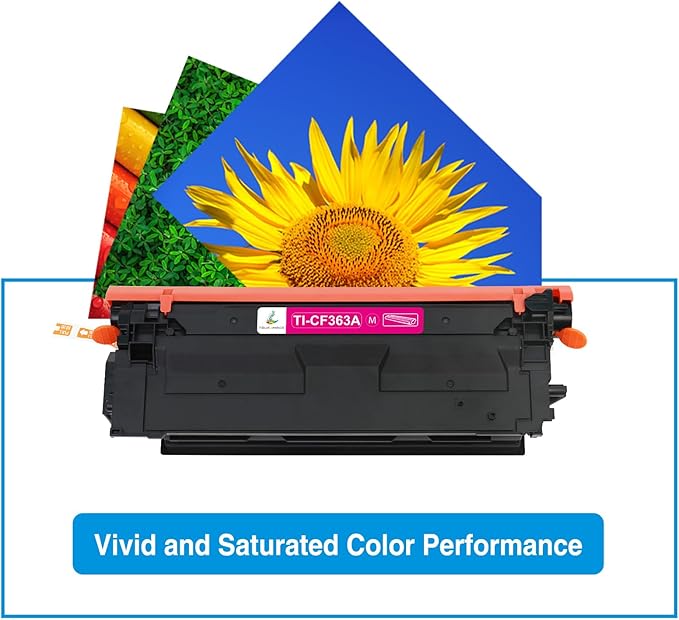 508A Toner Cartridges Set 4-Pack: M553 Toner Compatible Replacement for HP 508A 508X CF360A CF361A CF362A CF363A for M553dn M577 M553X M553N Printer Ink New Version (Black Cyan Yellow Magenta)