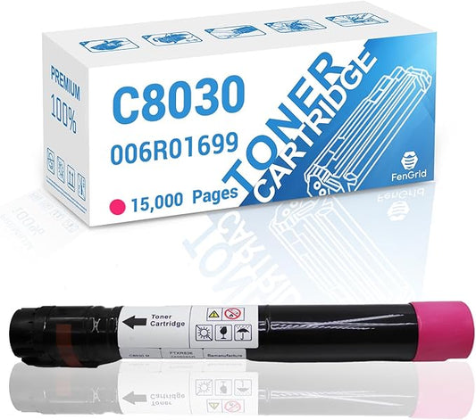 AltaLink C8030 Magenta Toner Cartridge 006R01699 Replacement for Xerox AltaLink C8030 C8035 C8045 C8055 C8070 ( Magenta, 15,000 Pages )