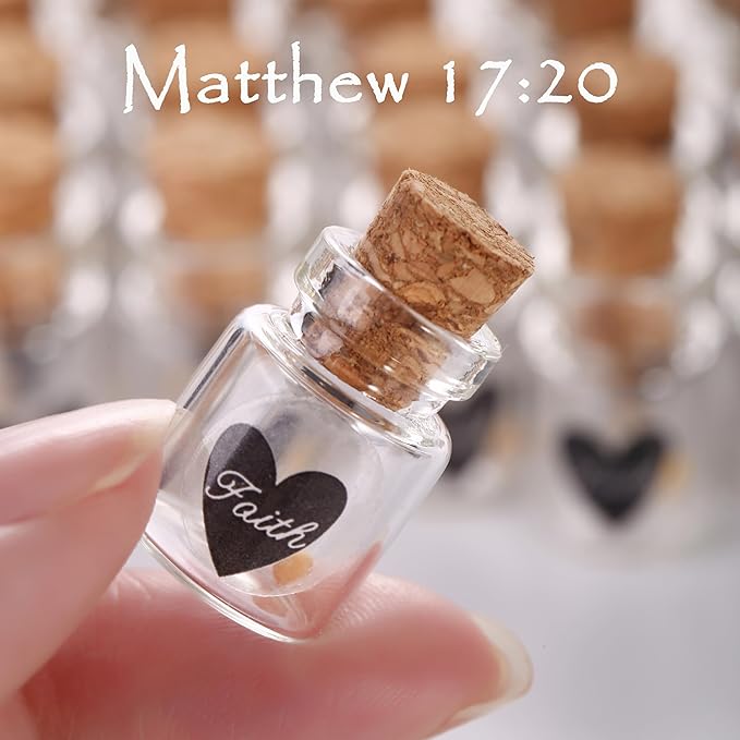 Bulk 30 Have a Little Faith Card Christian Gifts for Women, School Church Wedding Baptism Unique Christian Religious Inspirational Gifts for Women Men (1ml-30pcs)