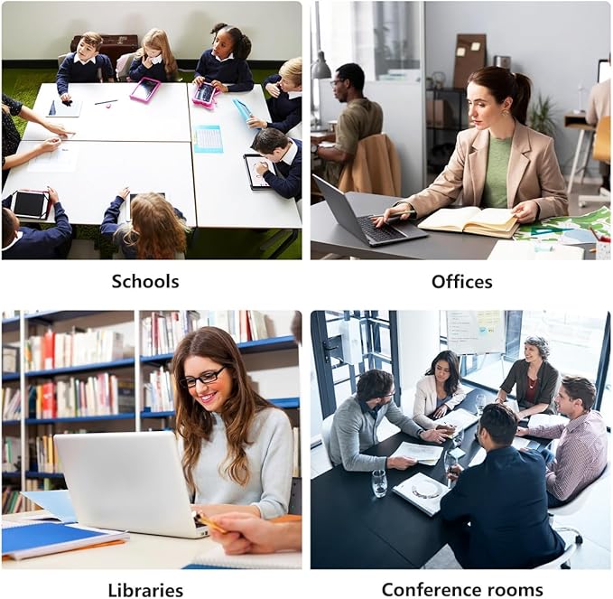 Conference Room Table, Folding Conference Tables,Thicken Grey Tabletop,Flip Top Wooden Seminar Meeting Room Table for Conference Room Offices (4, Black+White, 47.2“)