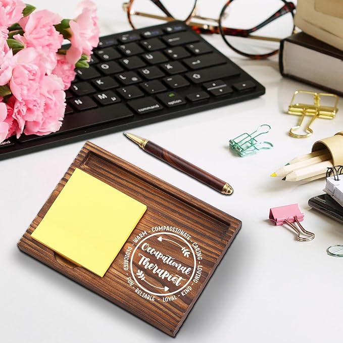 Occupational Therapist Sticky Notepad Holder, Occupational Therapy Appreciation Gifts, Thank You Gifts for Occupational Therapist Therapy, Therapy Doctor Gifts Sticky Note Pad Holder TZP27