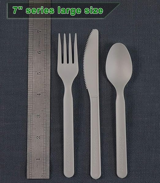 GreenWorks 1000 Bulk Compostable CPLA Knives,7" Series Disposable Knife