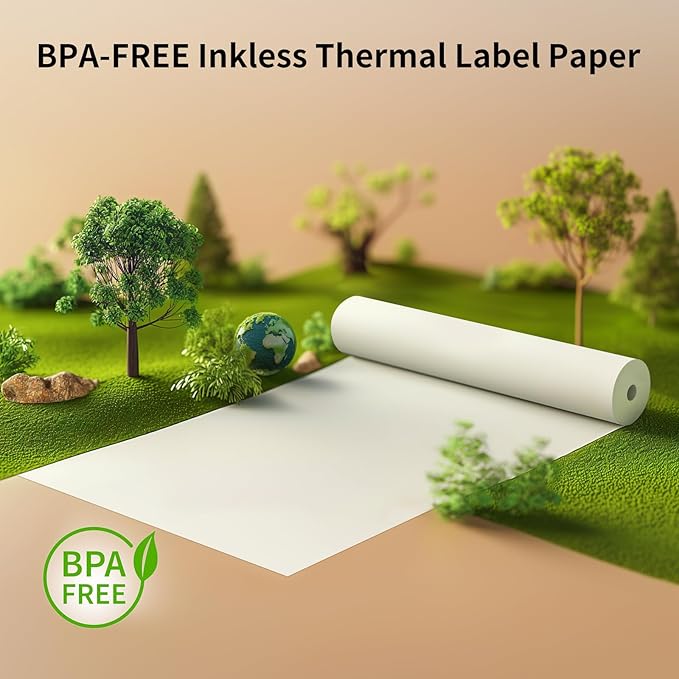 Thermal Printer Paper 8.5''x11'' US Letter Size, Thermal Paper Quick-Dry, Advanced Thermal Printing, Compatible with Gloryang & JADENS PD-A4 Thermal Printer