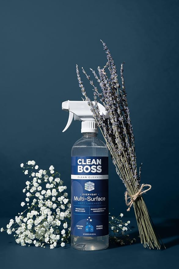 CleanBoss Everyday Multi-Surface Cleaner, Plant-Powered, For Kitchen, Bath, Floors (2)