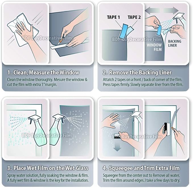 BDF NSN70 Window Film Transparent High Heat Rejection & UV Cut (Very Light) - 60in X 25ft