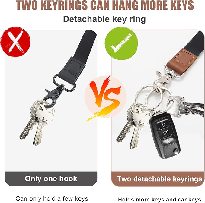 XCHIN Lanyards for Keys, Keychain Long Lanyard for Women Men, Cute Neck Lanyard for ID Badges Wallet