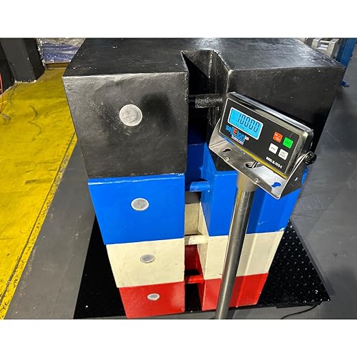 SellEton Non-NTEP Floor Scales, Accurate Pallet Scales with Smart Digital Indicator for Warehouse Shipping and Medium Duty Industrial Weighing (5' x 5') (60"x60", 5000 lb x 1 lb)