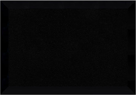 Amanti Art Black Cork Board for Wall, 19x27 Vision Board with Black Wood Frame, Medium Corkboard Office Decor for Home Organization, Modern Corkboard Pinboard to Display Items for Home Organization