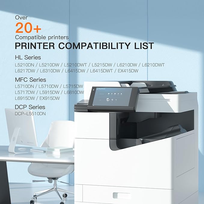 E-Z Ink TN920XL TN920 Toner Cartridge HL-L6210DW: Compatible for Brother TN-920XL TN-920 High Yield to Use with HL-L6210DW HL-L5210DW HL-L6210DWT HL-L5210DN HL-L5210DWT (2 Black, with Chip)