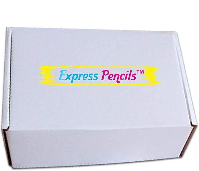 Personalized Pens with Stylus Tip -Bright Vibes- Click action - Custom - Black writing - Printed Name pens - Imprinted with Your Logo or Message - FREE PERSONALIZATION - 12 Pens/Box (Blue)