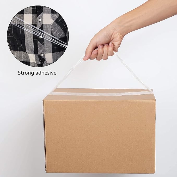 Amazon Basics Packing Tape for Moving boxes, Shipping Tape Refills, Clear, 1.88-Inch Wide x 109 Yards, 6-Pack, Total 654 Yards