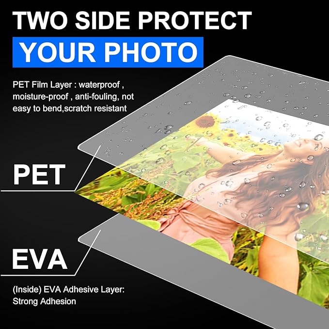 600 Pack Laminating Sheets, 3 Mil, 9 x 11.5 Inches Thermal Laminating Pouches Lamination Sheet Paper for Laminator, Clear, Letter Size, Office and School Supplies