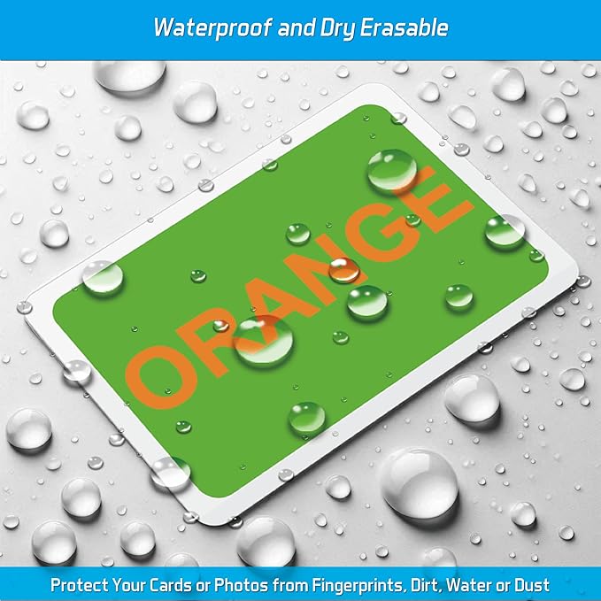 Self-Sealing Laminating Pouches, 5.4" x 7.4'', 18mil, 20 Pack, Easy-to-Use, No Machine Needed, Preserve Photos, Cards & More, Durable, Waterproof Seal, Ideal for Home, Office & School Use
