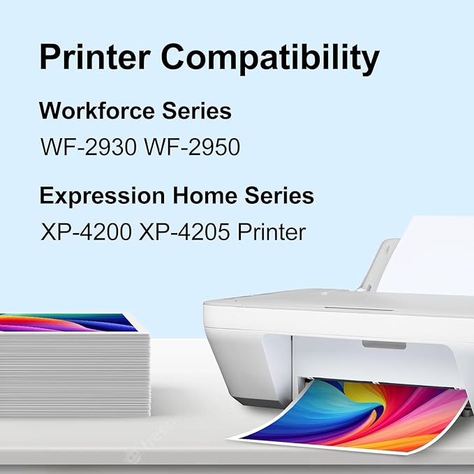 232XL Ink Cartridges Combo Pack Remanufactured Replacement for 232 Ink Cartridge 232 XL T232XL for WF-2930, WF-2950, XP-4200, XP-4205 Printer Ink (2 Black, Cyan, Yellow, Magenta 5 Pack)