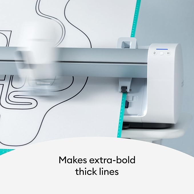 Cricut Permanent Markers 2.5 mm, Black/Blue/Red/Green (6 ct) - Compatible with Cricut Venture