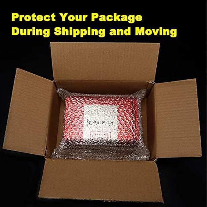 50Pcs Clear Bubble Out Bags, 10”x14” Bubble Pouches Bags for Shipping, Double Wall Bubble Cushioning Wrap Bags for Moving Packaging Storage Fragile China Dishes Electronic Item-Large Bubble Pouches
