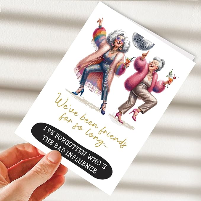 Birthday Cards for Women Funny, Best Friend Cards for Women, Happy Birthday Card for Friend, Birthday Cards for Sister, Sassy Birthday Cards for Women, Funny Friendship Birthday Cards for Bestie
