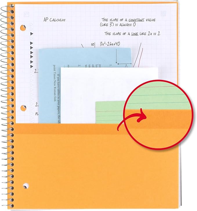 Five Star Spiral Notebook + Study App, 1 Subject, Graph Ruled Paper, Fights Ink Bleed, Water Resistant Cover, 8-1/2" x 11", 100 Sheets, Tidewater Blue (06190AA4)