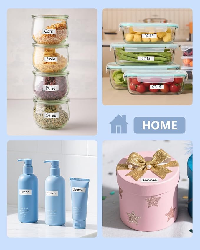 6-Pack TZe-231 TZ Tape 12mm 0.47 Laminted White Compatible for Brother Ptouch Label Maker Tape TZe231 TZe-2312pk TZ-231 Refills for P Touch PT-D210 PTD220 H110 D610BT D400, 1/2" x 26.2 ft