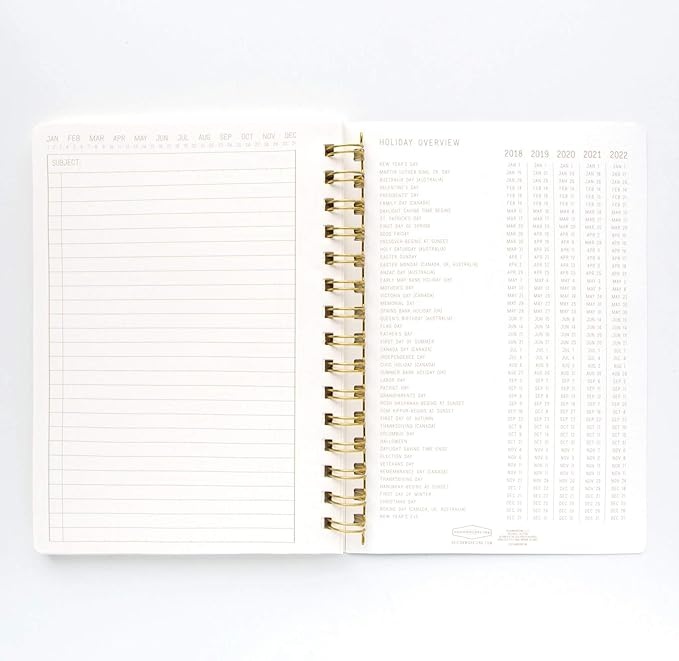 DesignWorks Ink 6" x 8.25" Speckled Ivory White Textured Paper Twin Wire Spiral Notebook Journal with 160 Lined Pages for Work, Writing, Journaling