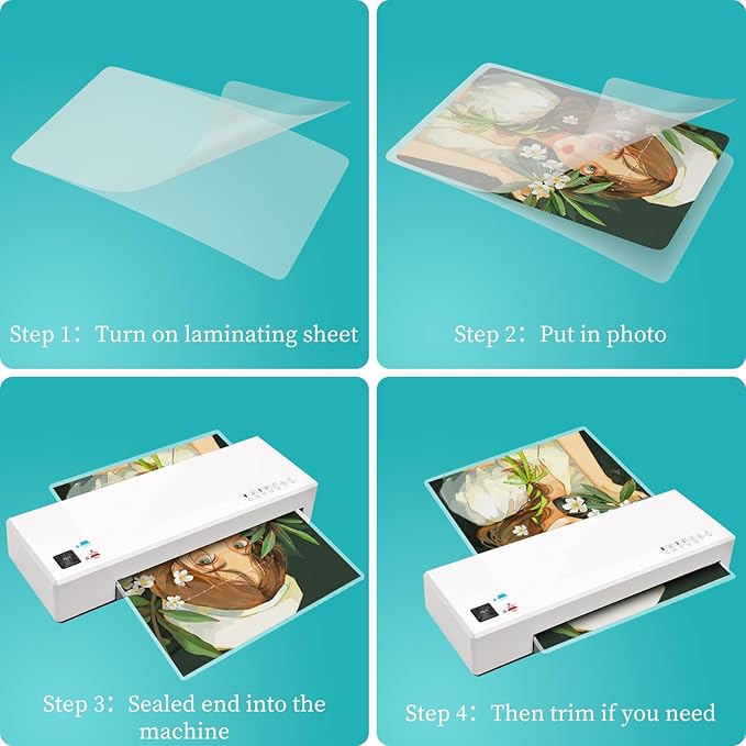 OausTect Thermal Laminating Pouches 3 mil, Clear 9 x 11.5 Inch Laminating Sheet Paper for Thermal Laminator, Holds 8.5 x 11 Inch Letter Size Sheets Lamination Sheet (200 Pack)