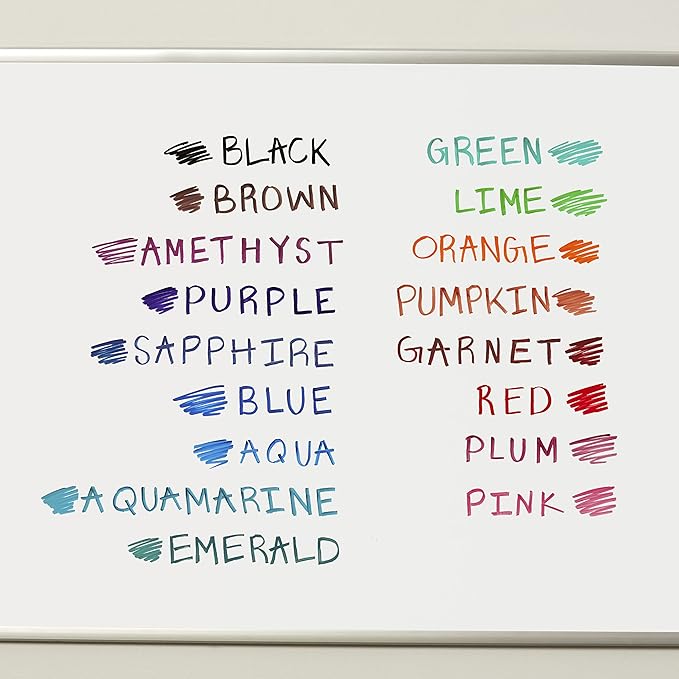 EXPO Low Odor Dry Erase Markers, Chisel Tip, Assorted Colors, 16 Count