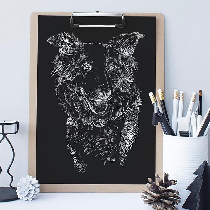 Joyberg Black Cardstock 8.5 x 11, 230gsm Cover Cardstock Paper, 85 Lb Heavy Card Stock for Printer, Card Stock Paper for Invitations, Scrapbooking, Crafts, Diy Cards, Decoration, Drawing (30 Sheets)