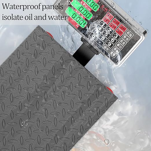 Commercial 660 lb Electronic Platform Scale with LB/KG Industrial Floor Scale Stainless Steel High-Definition LCD Display,Digital Heavy Duty Luggage Package Price Computing Postal Shipping