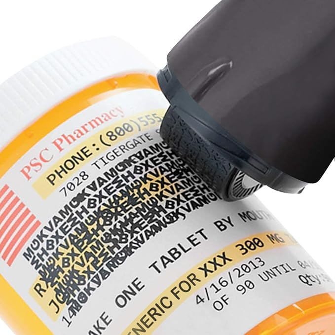 Guard Your ID Advanced 2.0 Rollers Identity for Theft Address Eraser and Security Prevention (Regular 3-Pack, Black)