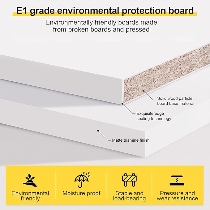 Conference Room Table with Flip-Top Design for Dynamic Meetings, Business Table Computer Desk with Heavy-Duty Frame,Foldable Seminar Meeting Tables for Home Office (6, E, 61IN)