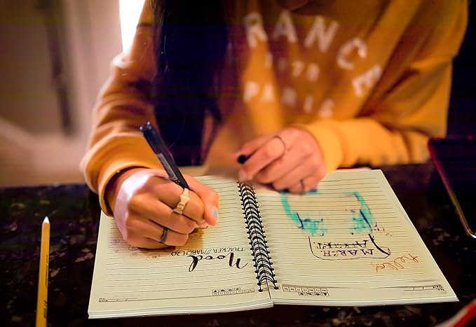 48 Pcs A5 Spiral Notebooks Journal with Kraft Cover, 5x8 Inches, Ruled Lined Paper, for Work, Sketches, Study, Notes Taking, Gifts, Brown (48 PCS(Lined))