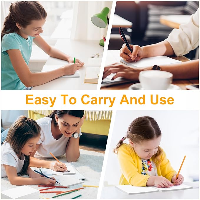 Fainne 3 x 5 Inch Paper Note Pads White Memo Pad Blank Writing Memo Scratch Paper for Waitress Waiter Book to Do Grocery List Small Notebook Restaurant Checkbook, White(150 Pack)