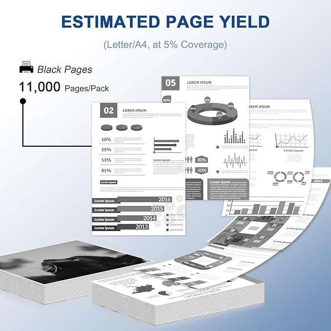 37A Toner Cartridges 2 Pack Black CF237A(with Chip) Compatible for 37A Toner Cartridges Work for Enterprise M607n M608dn M609 M608n M607dn MFP M632 M631 Printer (2 Pack, Black)