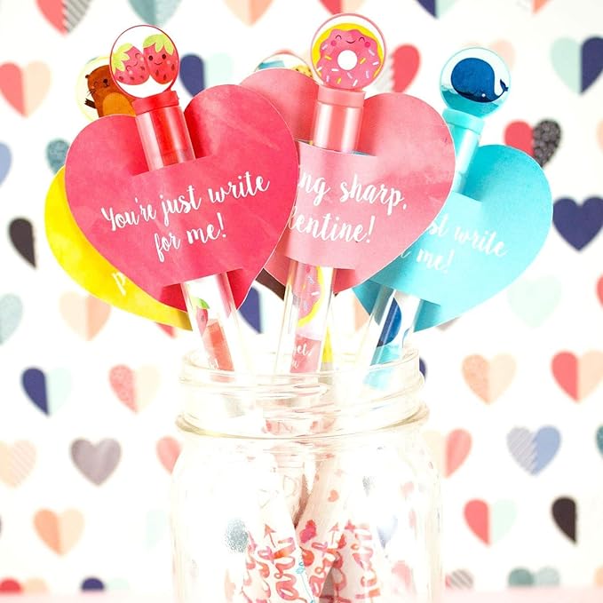 Scentco Sweetheart Smencils (2 Pack) - HB #2 Scented Pencils, 5 Count, Stocking Stuffer, Gifts for Kids, School Supplies, Classroom Rewards