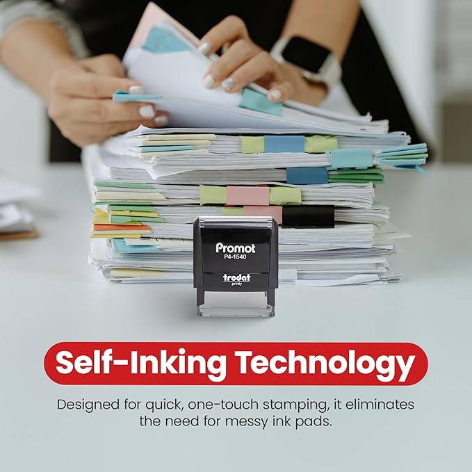 Promot Controlled Copy - Self Inking Rubber Stamp - Ink Stamps