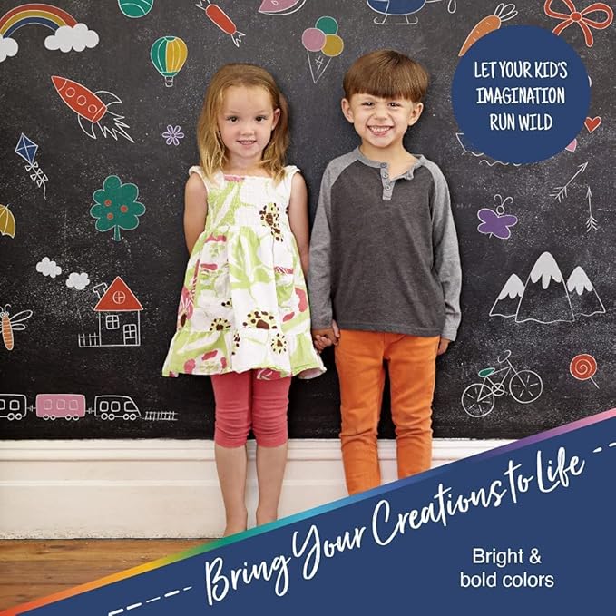 Crafts 4 All Liquid Chalk Markers for Blackboard Signs, Bistro Menu, Car Window Glass - Dry Erase, Washable - 25 Colored Chalk Pens w/Reversible Tips & Tweezers - Bonus White Chalkboard Marker