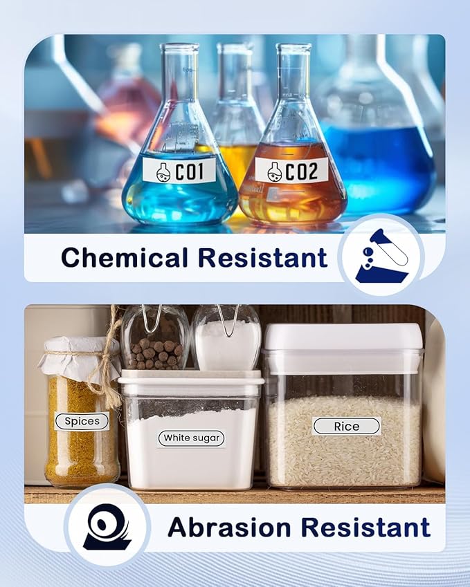 6-Pack Replace for Brother P Touch Label Tape TZe-241 TZe241 TZ-241 Compatible with Brother Label Maker Tape TZe TZ Tape PT-D410 PT-D400 PT-D610BT PT-D600, 3/4 18mm 0.7 Laminated Black on White