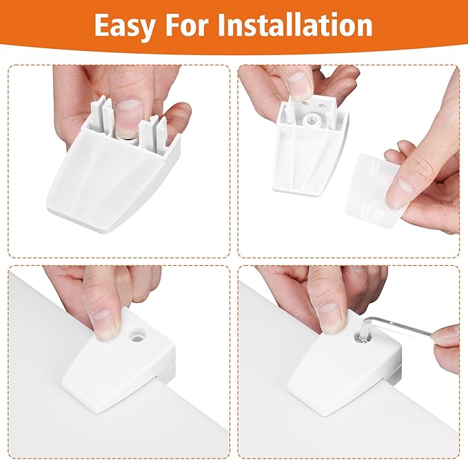 4PCS Desk Divider Office Partitions 23.6''x15.8'' Freestanding Desk Privacy Panel Protective Acrylic Partitions with Clips for Office School Call Center-Noise and Visual Guard