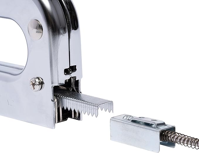Arrow T50 Heavy Duty Staple Gun for Upholstery, Wood, Crafts, DIY and Professional Uses, Manual Stapler Uses 1/4”, 5/16”, 3/8", 1/2", or 9/16” Staples