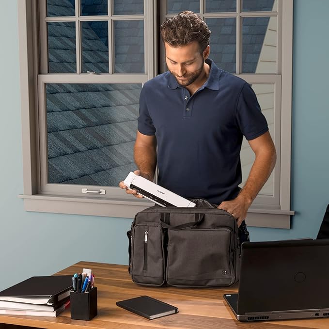 Brother DS-740D Duplex Compact Mobile Document Scanner (Renewed Premium)